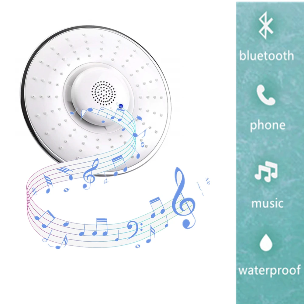 

Новая умная насадка для душа, многофункциональная музыкальная насадка для душа, спрей, Bluetooth, музыкальный телефон, головка для душа Спа, аксе...