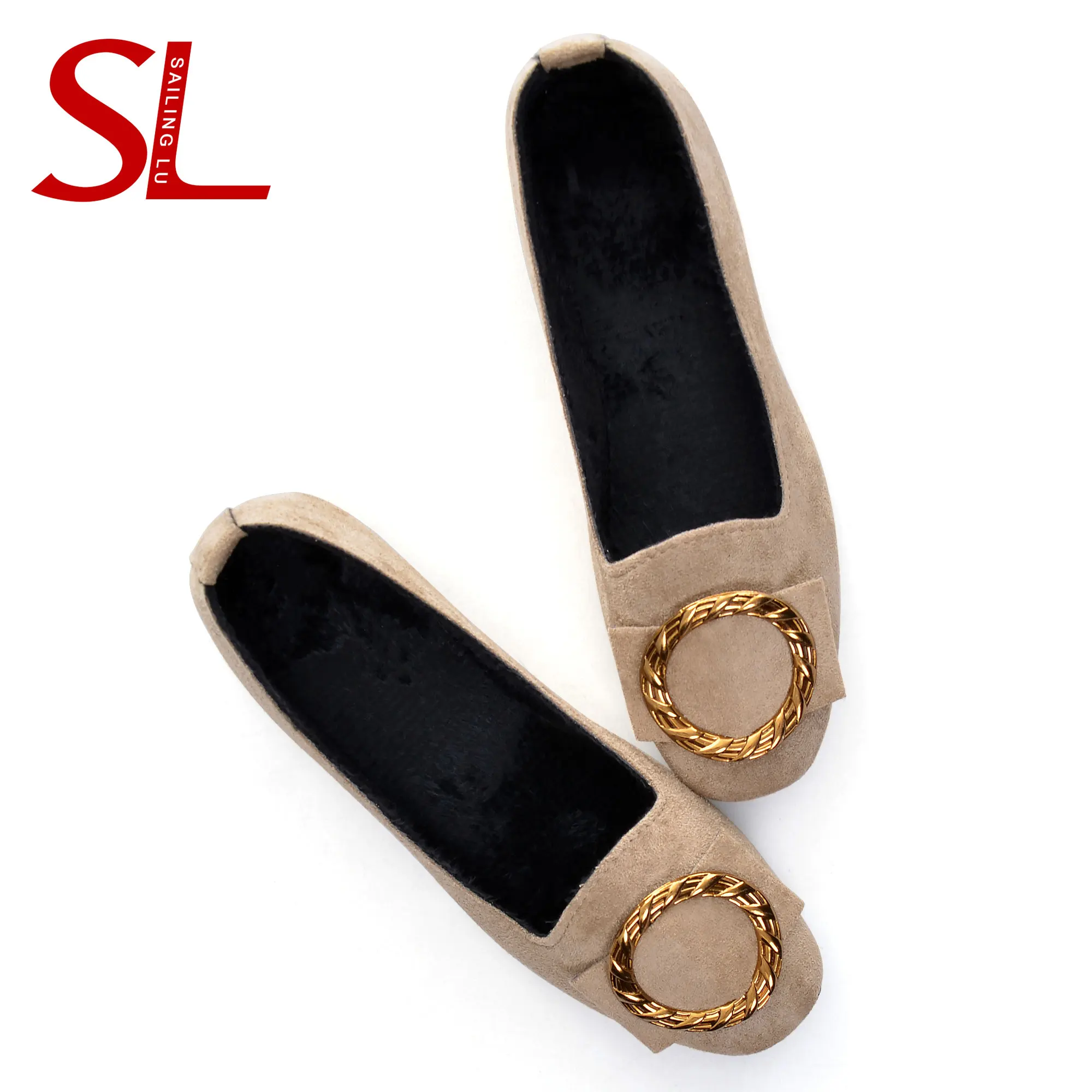 Обувь для парусного спорта LU шикарные вечерние туфли с металлическим украшением