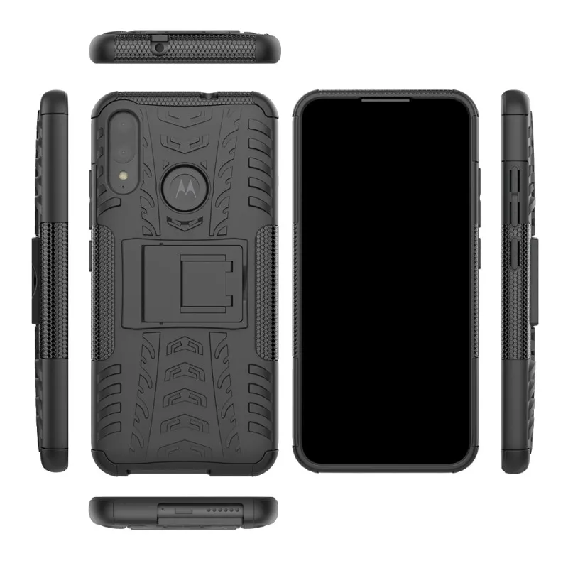Чехол для Motorola MOTO E6 Plus силиконовый защитный чехол с подставкой ударопрочный |