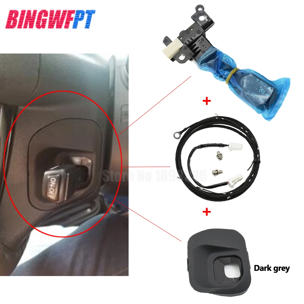 

Пылезащитная крышка рулевого колеса + переключатель круиз-контроля + провод + винт для Toyota PRIUS (вставной гибрид) AQUA