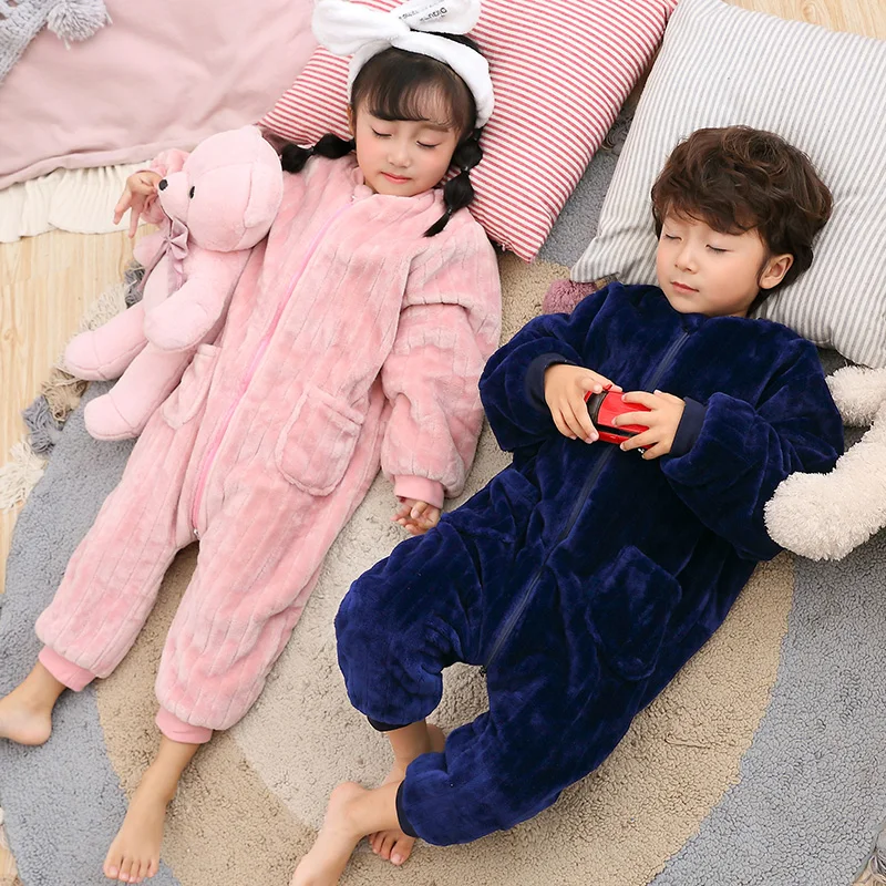 

Winter Cute Girl Baby Sleeping Bag Winter Thick Flannel Sleeping Bag Split Leg Saco De Dormir Infantil Baby Clothes BK50SD