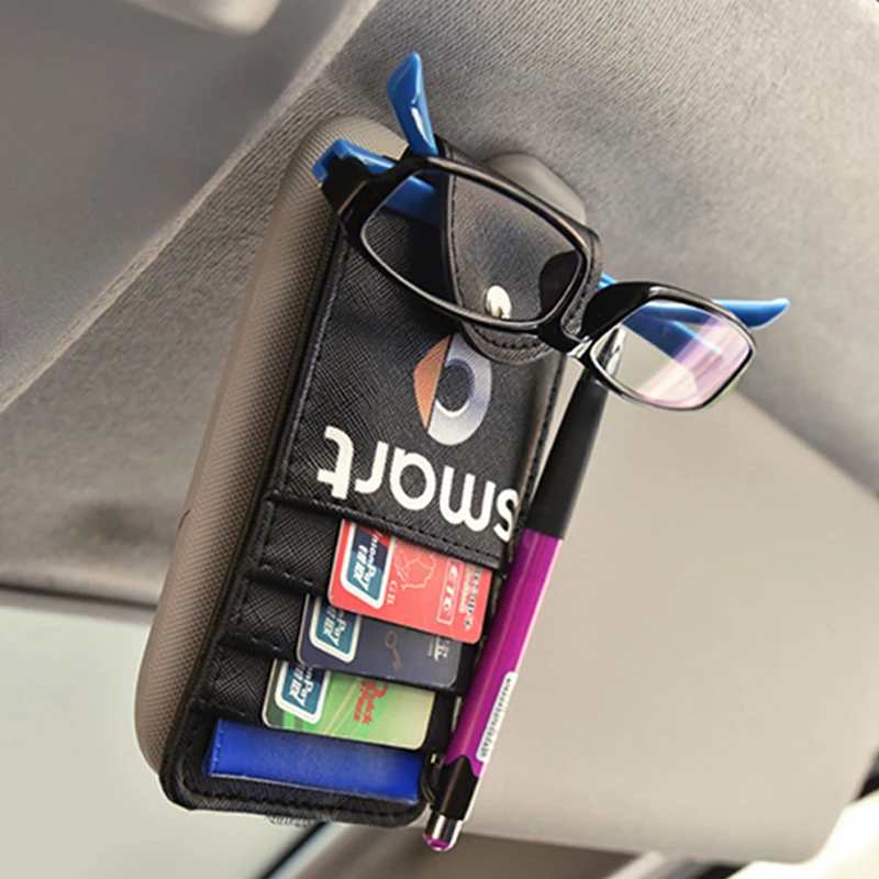 Автомобильный солнцезащитный козырек держатель карты зажим сумка Чехол