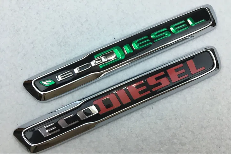 1X 3D ABS ECO DIESEL ECODIESEL Emblem знак наклейка на автомобиль для Jeep wrangler jk renegade compass Chevrolet