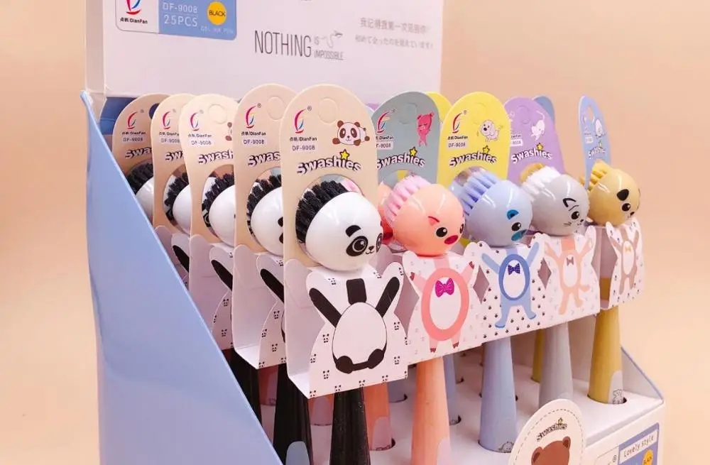 Новинка зубная щетка в виде животного гелевая ручка милый мультяшный женский