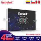 Четырехдиапазонный ретранслятор сигнала Lintratek 850, 700, 1900, 1700, Band 28, усилитель сотовой связи 2G, GSM, 3G, 4G, LTE, усилитель сотовой сети