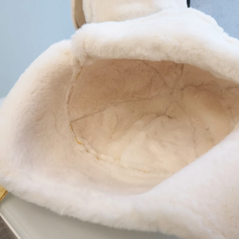 

Children's Lei Feng Hat Baby Winter Snow Warm Plus Velvet Earmuffs Deerskin Velvet Male Treasure Casual Cap Female Cute