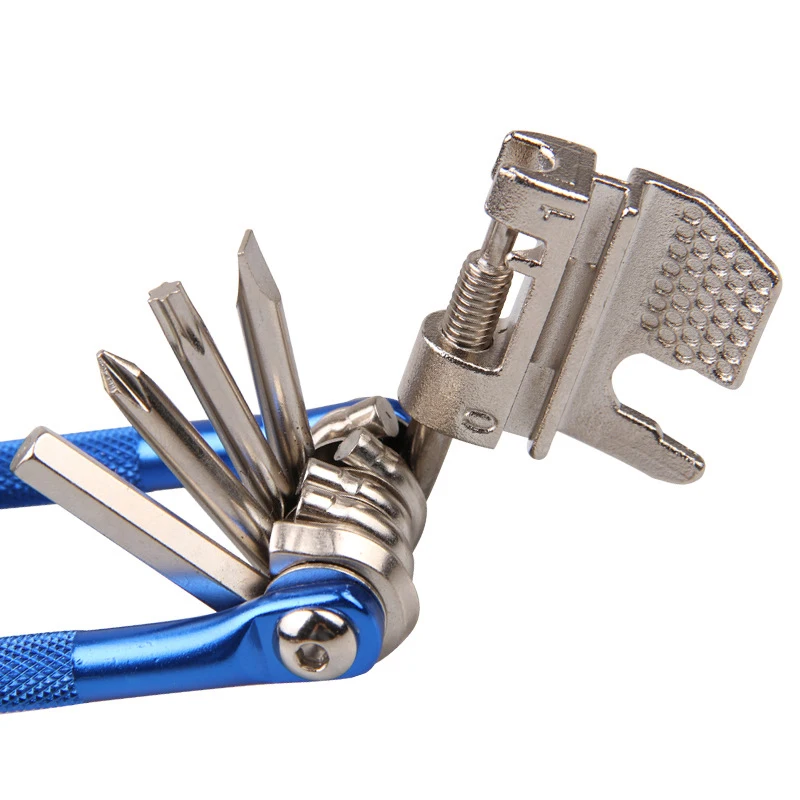 

Bicycle Folding Tool 17 in 1 Highway Car Mountain Bike Combination Repair Tool