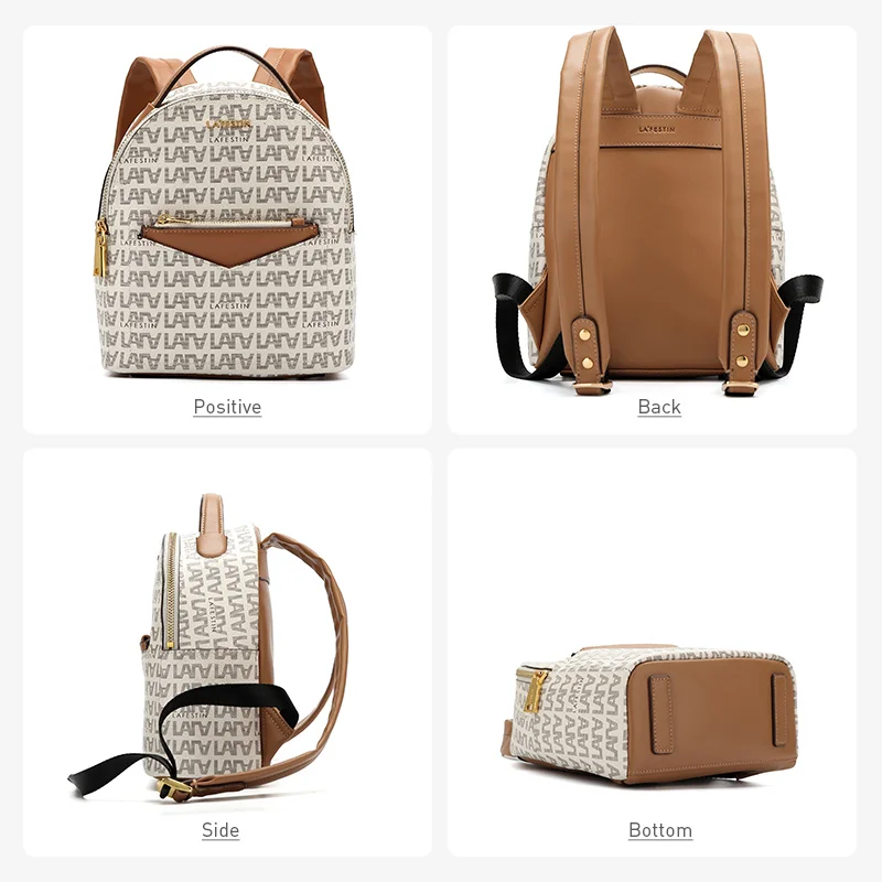LAFESTIN Брендовая женская сумка 2019 осень новый модный рюкзак красивая двойная через