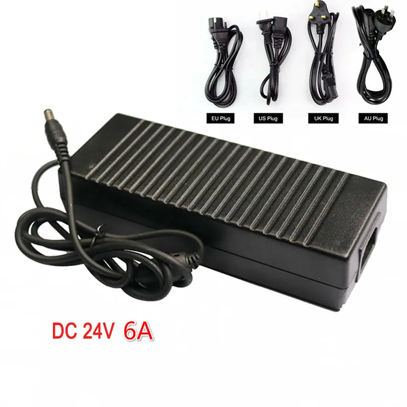 24 В 1A 2A 3A 4A 5A 6A адаптер питания Вход AC100-240V выход DC24V светильник ing трансформаторы зарядное устройство для светодиодные ленты светильник