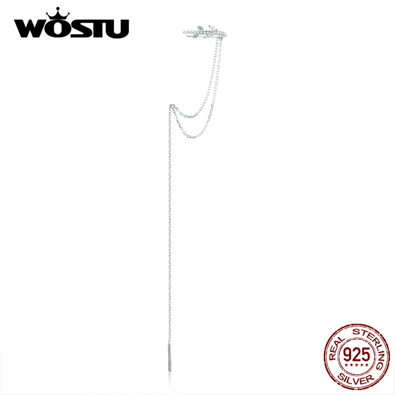 Женские серьги-Клипсы из серебра 925 пробы с фианитом | Украшения и аксессуары