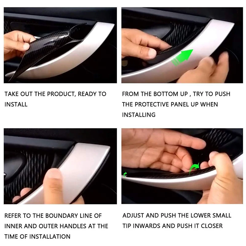 2 шт. Межкомнатная дверь Панель поручень Чехлы для BMW 3 4 серии F30 F35 320I 320Li 328I 328Li 335I