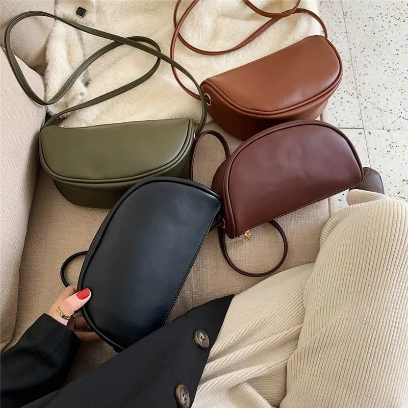 Женская кожаная сумка через плечо Маленькая женская сумка-клатч