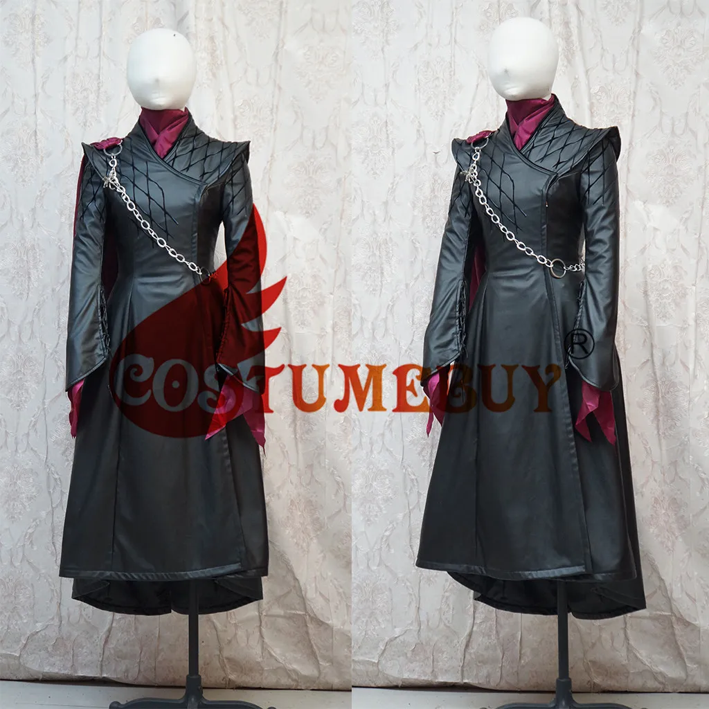 CostumeBuy новая игра престолов Косплей Костюм Дейенерис Таргариен из искусственной кожи костюм матери костюм дракона для косплея L920