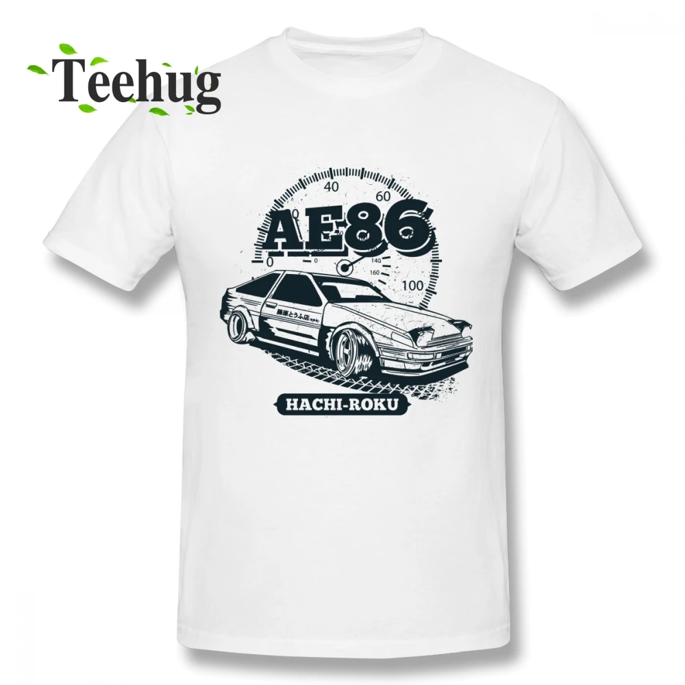 

High-Q AE 86 T Shirt Car T Shirt Male Funny Unique Design For Man 100% Cotton T-Shirt