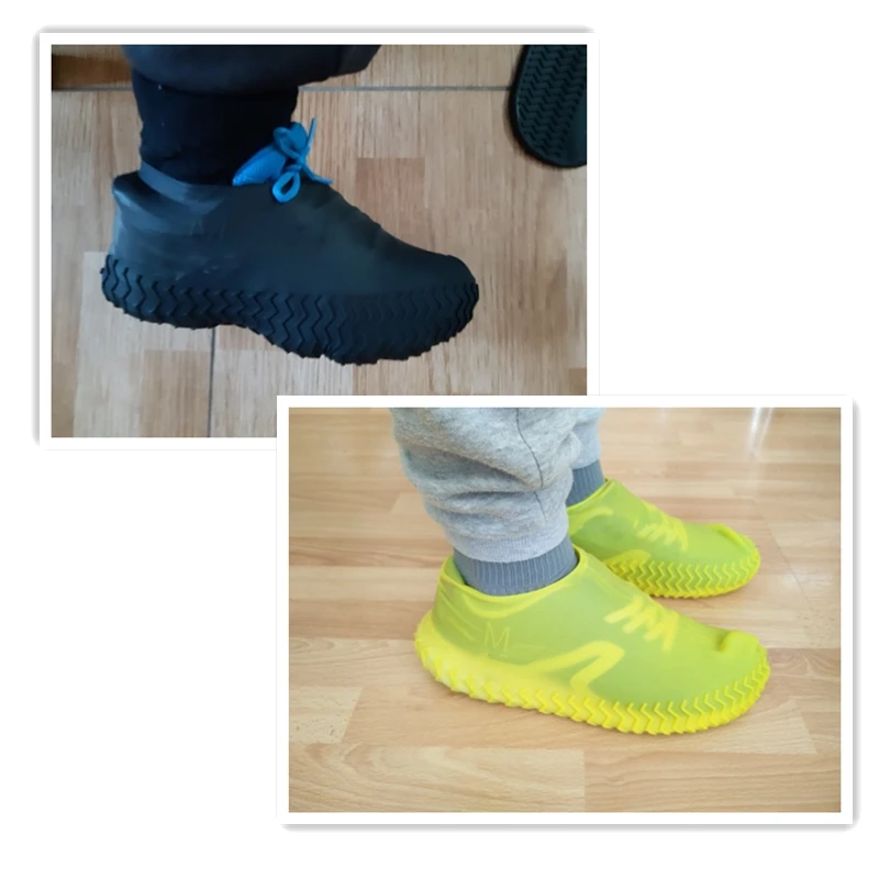 

Cover Thick Washable Rainy Weather Waterproof Rainproof Non-Slip Wear-Resistant Sole Outdoor Men and Women Adult Shoe Covers