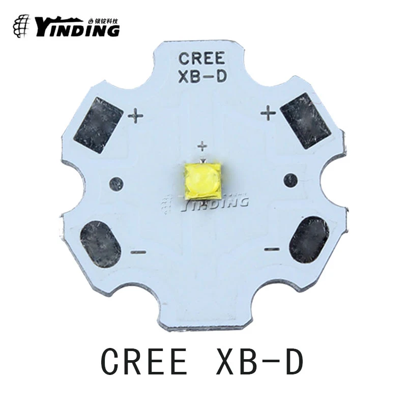 10 шт. Cree XLamp XB D XBD Q5 Синий 465 485NM 3 Вт Высокая мощность СВЕТОДИОДНЫЙ Излучатель Чип