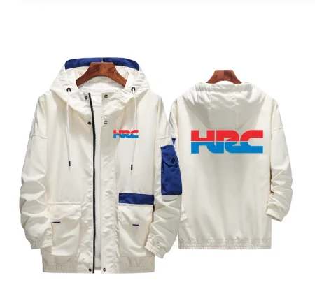 

New Style Spring Autumn HRC Windbreaker Jacket Men Size S-4XL jaqueta masculina Slim Fit Young Men Hooded bomber jacket men 7