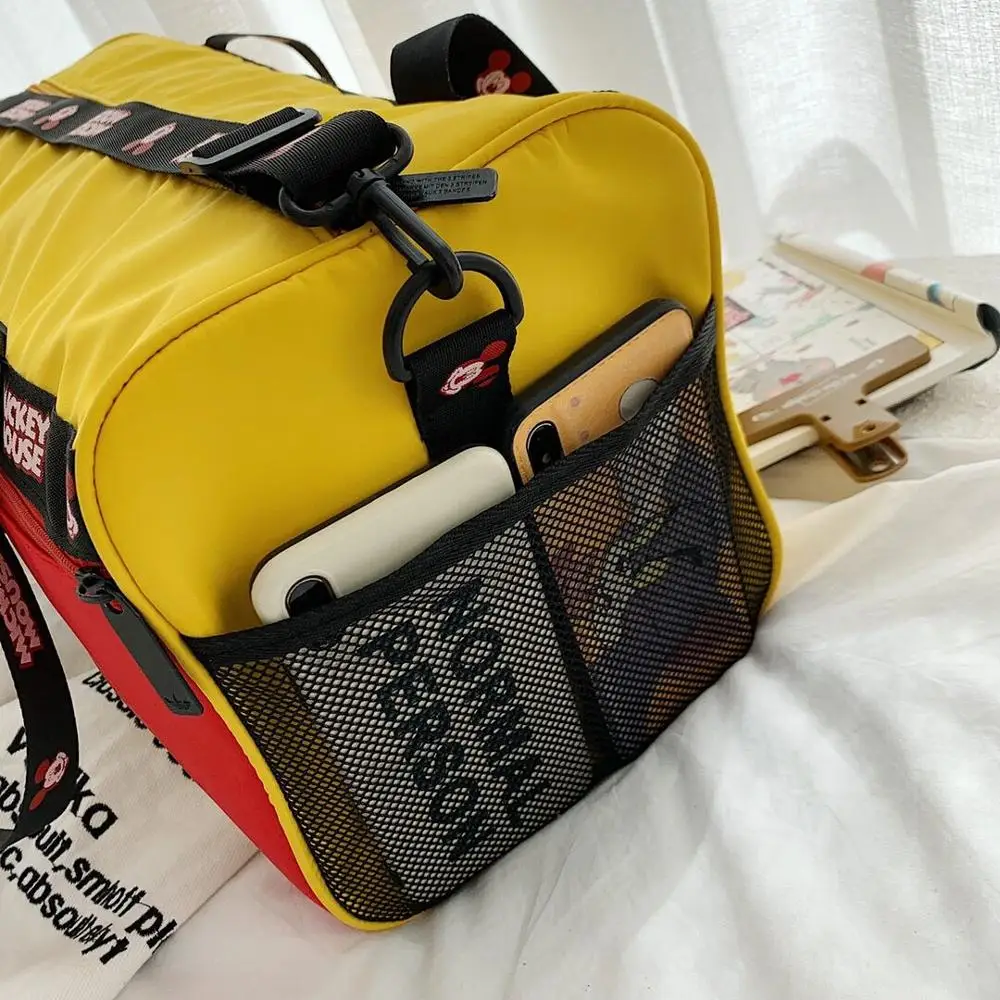 Disney ткань &quotоксфорд&quot микки маус сумка мессенджер для мужчин и женщин с