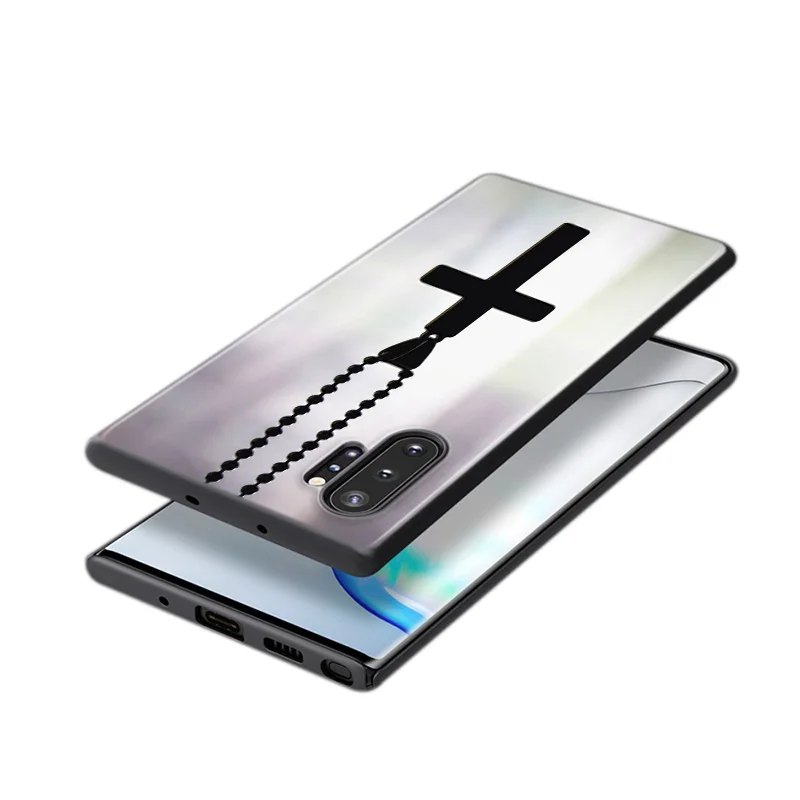 

Christian Jesus Cross For Samsung Galaxy S21 S20 FE Ultra S10 Lite 5G S10E S9 S8 Plus S7 S6 Edge Phone Case