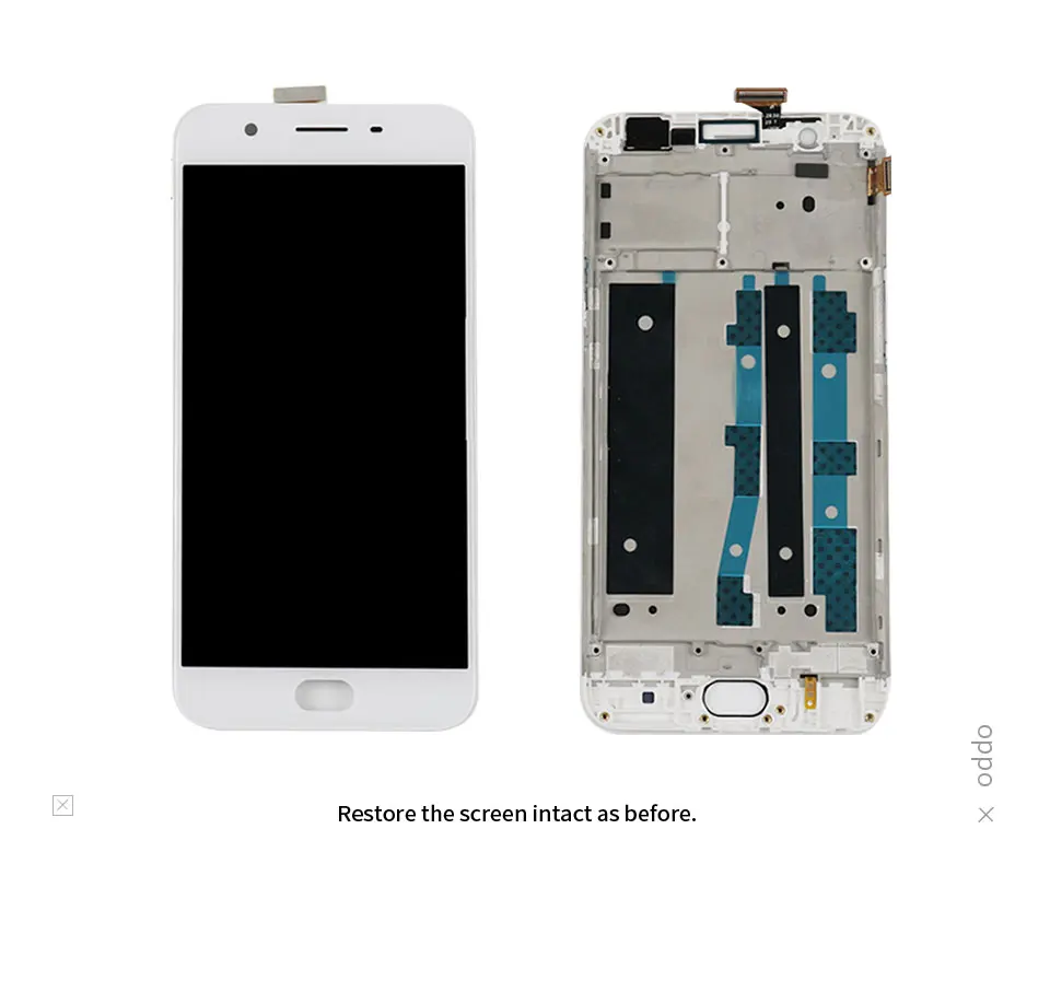 5,5 ''ЖК-дисплей для OPPO F1S сенсорный экран дигитайзер с рамкой для Oppo F1S ЖК-дисплей A59 A1601 ЖК-замена