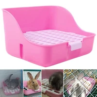 small pets hamster rabbit toilet potty trainer fixable cage tray litter box cage ornament fixable detachable rabbit toilet pott
