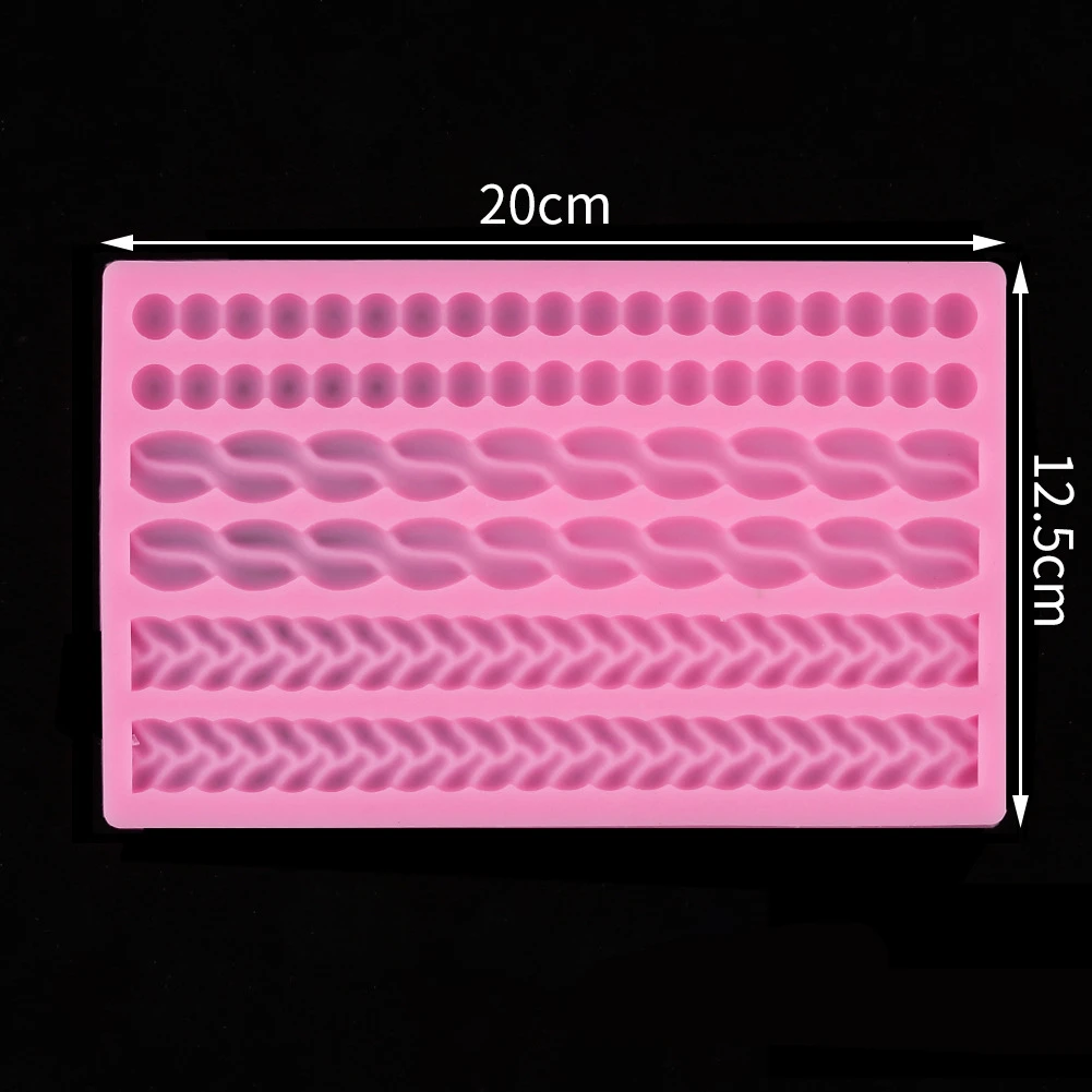 3D жареное тесто Aomily плетеная веревка силиконовая жемчужная оболочка
