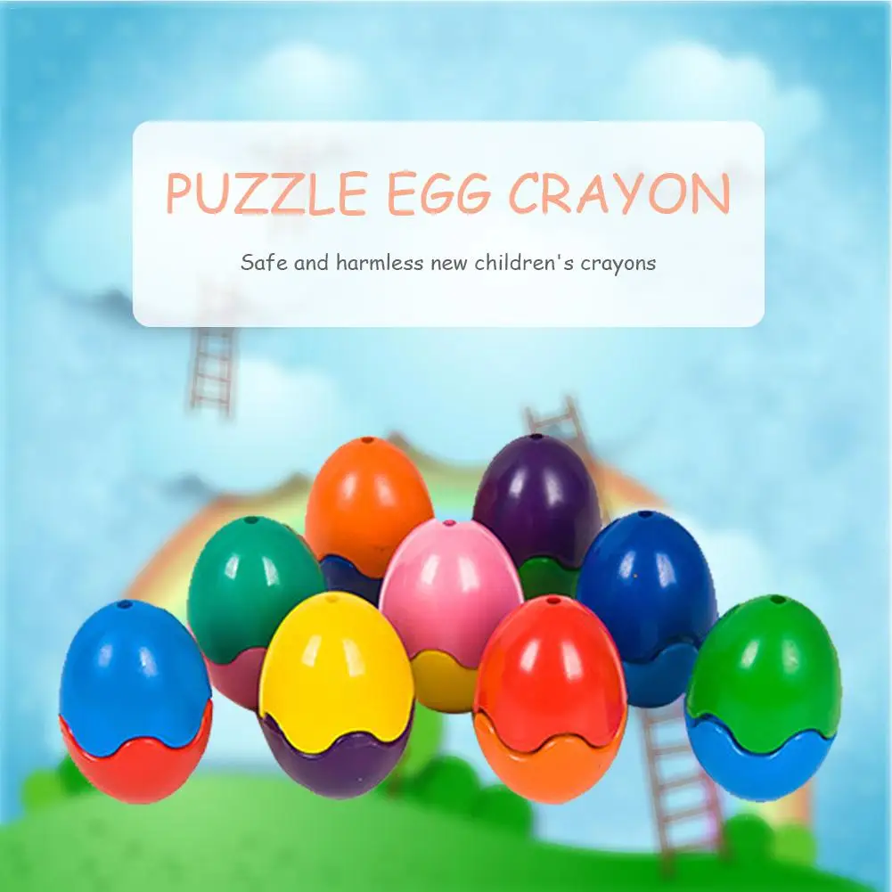 Мелки для детей ясельного возраста мелки рук 9 цветов нетоксичные краски яйцо