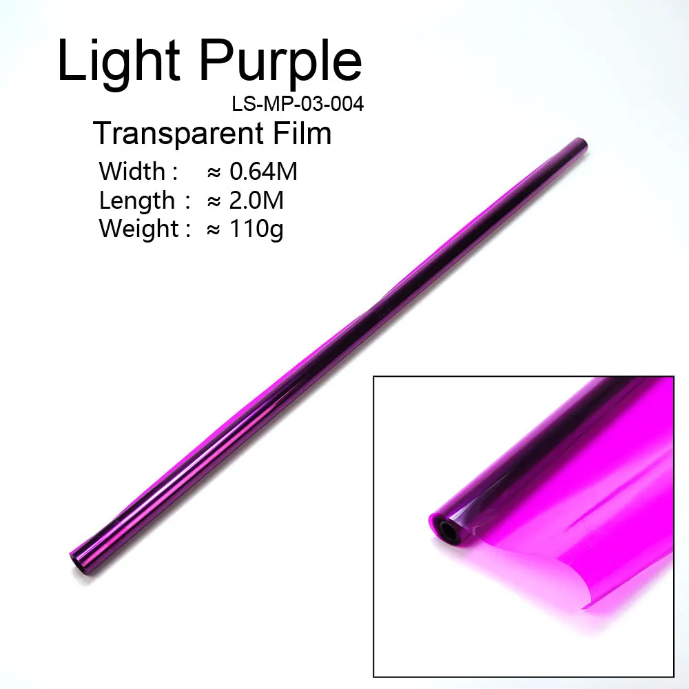Transparent Purple Радиоуправляемый самолет покрытие прозрачная пленка для пробкового дерева самолет 60x200 см фольги/покрытие/наклейка для самолетик из пробкового дерева модель - Цвет: Transparent Purple