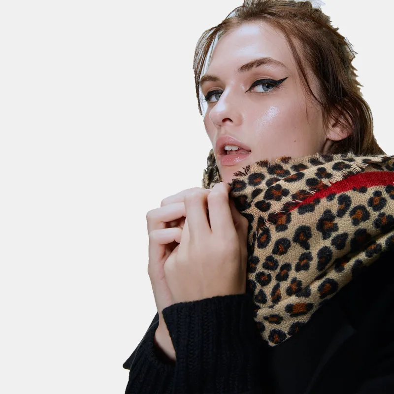 Женский осенне зимний шарф Za модные женские шарфы из искусственного кашемира с