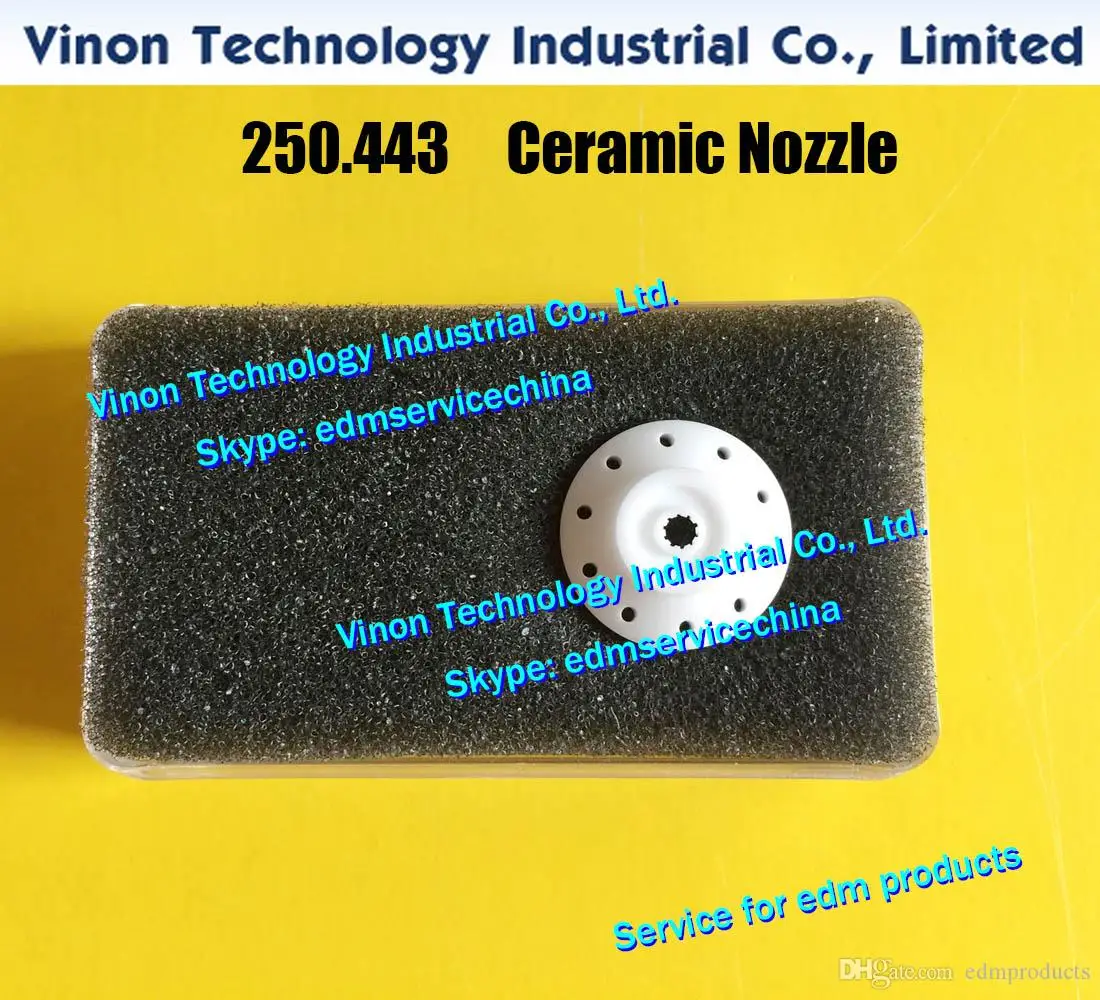 250.443 Керамическая насадка edm ID=2 35 мм 590250433 Насадка для резьбы 250.443.9 Agie Challenge Classic