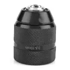 Патрон металлический БЕСКЛЮЧЕВОЙ для электродрели 38, резьба 0,8 мм-10 мм, быстросменный адаптер