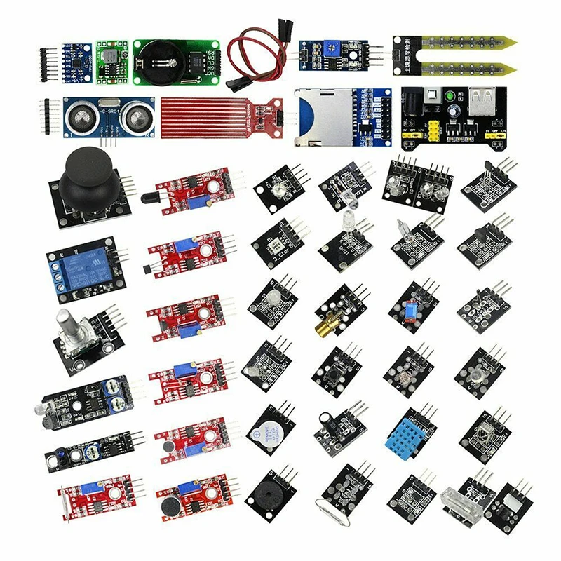 Robot Sensor Module Equipment Set With Tutorials For Arduino Raspberry Pi Kids DIY Detector Relay | Инструменты
