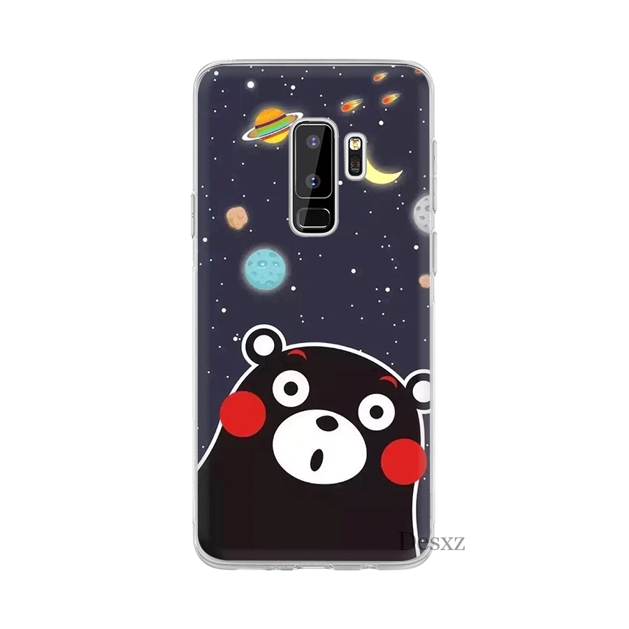 Кумамото медведь чехол для forSamsung S3 S4 S5 S6 S7 край S8 S9 S10 плюс S10e Note 8 9 жесткий корпус |