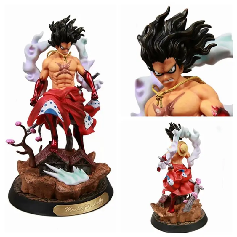 Новое Аниме One Piece Monkey D Luffy Gear четвертое кимоно Snakeman Ver. GK статуя ПВХ экшн фигурка