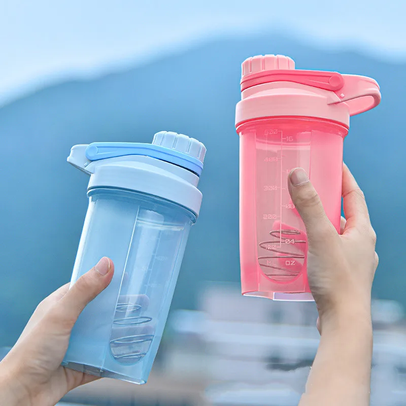 

400ML/600ML Herbalife Water Bottle For Drink Plastic Leak Proof Sports Bottles Protein Shaker Water Bottle Drinkware BPA FREE