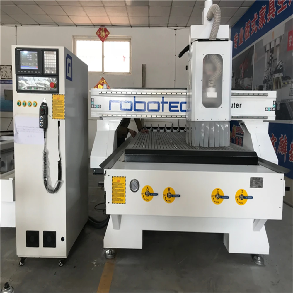 

Furniture industry ATC tool changer CNC router for sale in China woodworking cnc milling machine 1325 cabinet door making device