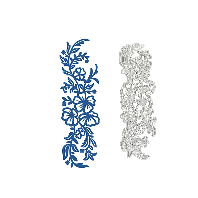 DiyArts цветок узор Металл Трафаретный вырубной штамп Цветочная отделка кораблей