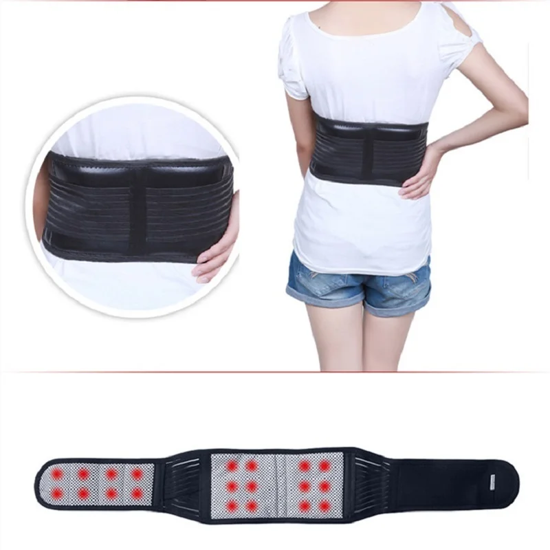 

1Pc Adjustable Self-heating Waist Belt Magnetic Therapy Elastic Fit Waist Back Support Sports Brace Lumbar Band Health Care Warm