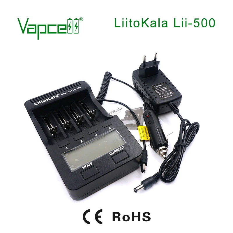 Vapcell зарядное устройство Liitokala Lii-500