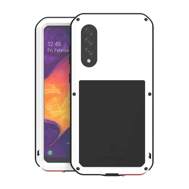 

Металлический водонепроницаемый чехол для Samsung Galaxy A50, ударопрочный чехол с полным покрытием 360, защитный армированный чехол для Samsung Galaxy A50