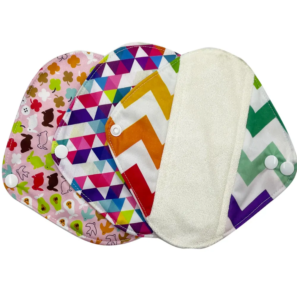 Женская модель 3 шт. впитывающие менструальные Экологичные подкладки для