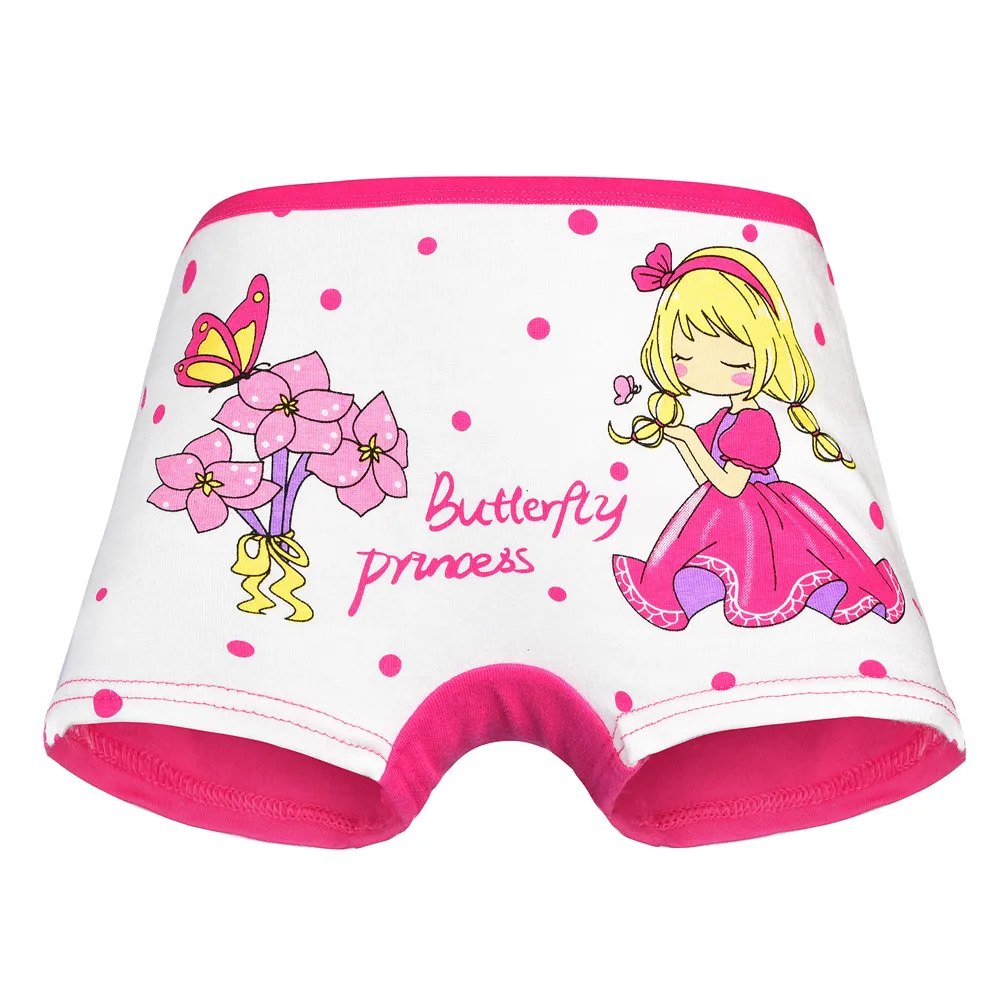 4 шт./лот детские трусики хлопковые для девочек детское нижнее белье с милыми