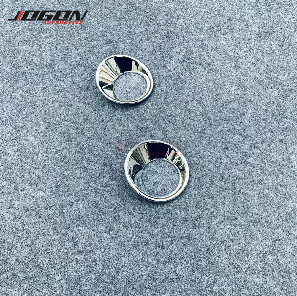 

ABS Chrome Sliver Front Fog Lamp Light Ring Cover Trim For Toyota Corolla Cross XG10 2020 2021 Car Styling