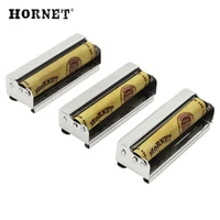 hornet 78mm paper manual hand roller metal cigarette maker rolling machine with paper holder tobacco roller