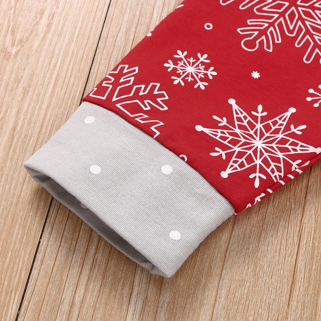 Комплект одежды для маленьких мальчиков и девочек Рождественский комбинезон с