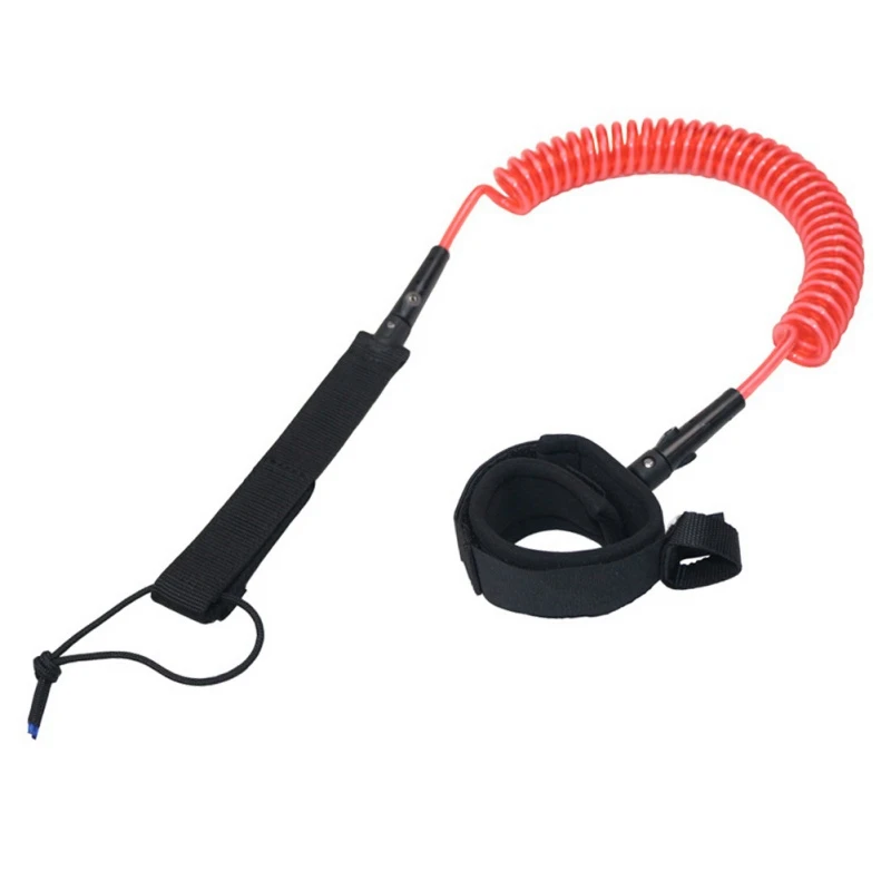 10Ft Coiled Surfboard Leash Surfing Stand Up Paddle Board Surf Tpu Cord | Спорт и развлечения