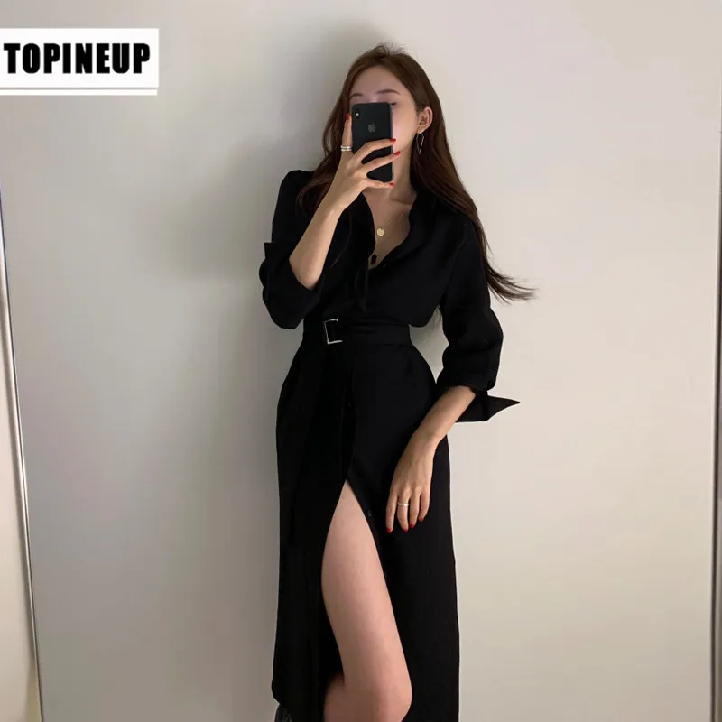 Для женщин 2021 элегантные весенние вечерние бодикон платье с поясом и Slim fit