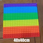 Игрушка-антистресс для детей и взрослых, игрушка-антистресс с простым большим зажимом, с пузырьками, подарок для взрослых