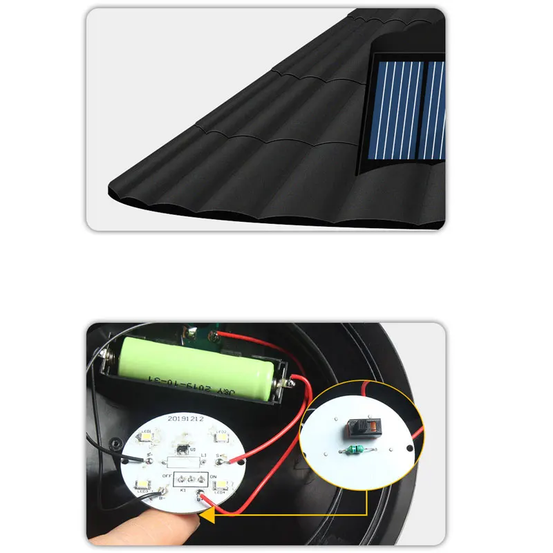 

New solar outdoor light garden courtyard villa waterproof decoration lawn ground plug light