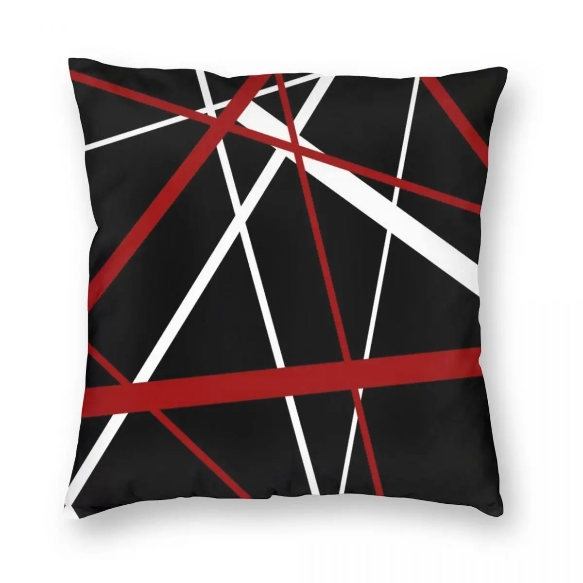 Красно-белые полоски квадратная наволочка полиэстер лен бархат креативный Декор